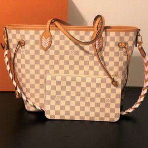 Louis Vuitton Neverfull MM Braided Strap